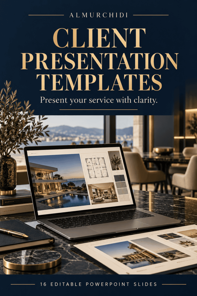 Client Presentation Templates — English digital property toolkit cover