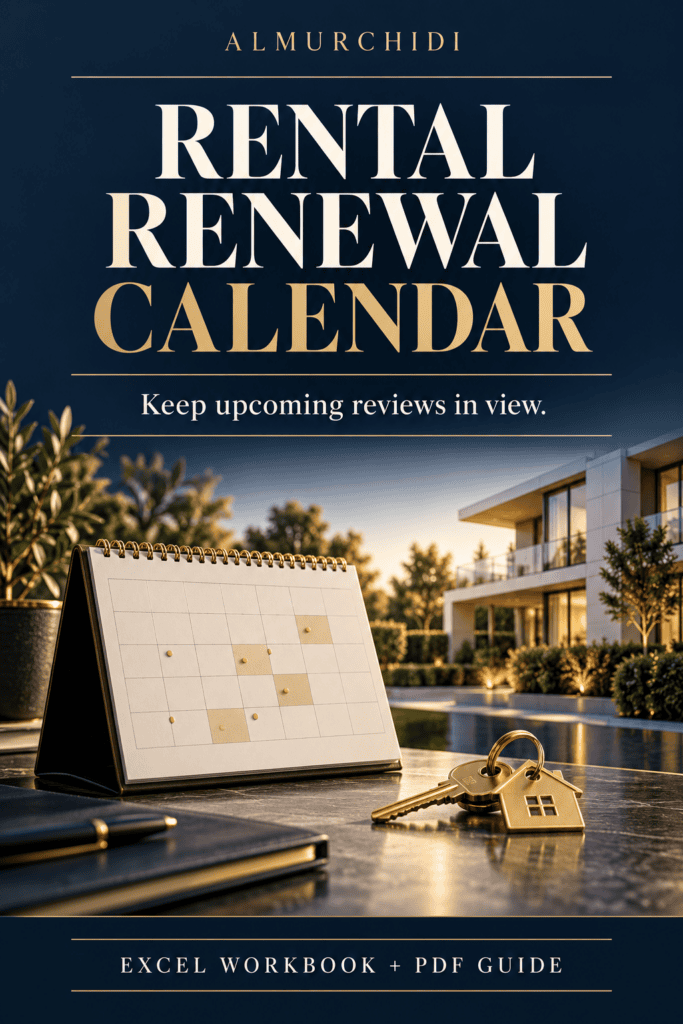 Rental Renewal Calendar — English digital property toolkit cover