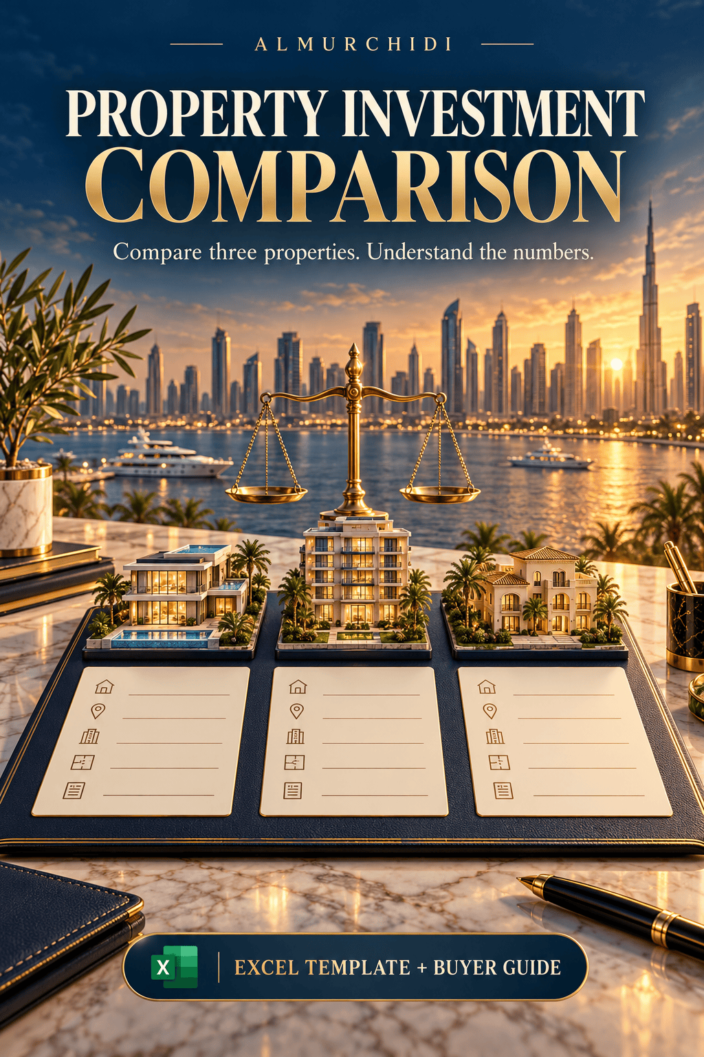 Property Investment Comparison - Almurchidi digital real estate toolkit