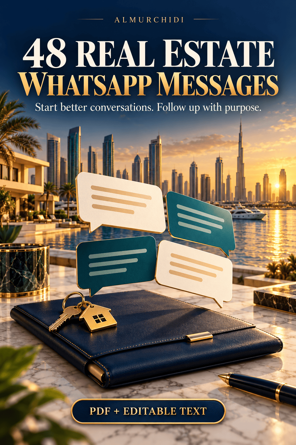 48 Real Estate WhatsApp Messages - Almurchidi digital real estate toolkit