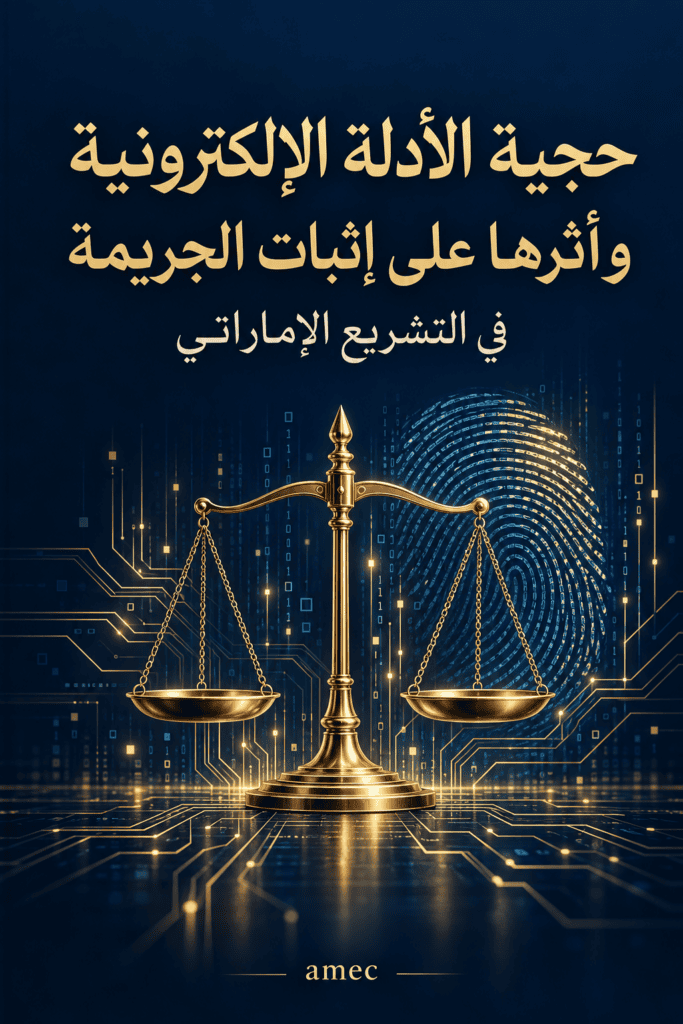 حجية الأدلة الإلكترونية وأثرها على إثبات الجريمة في التشريع الإماراتي